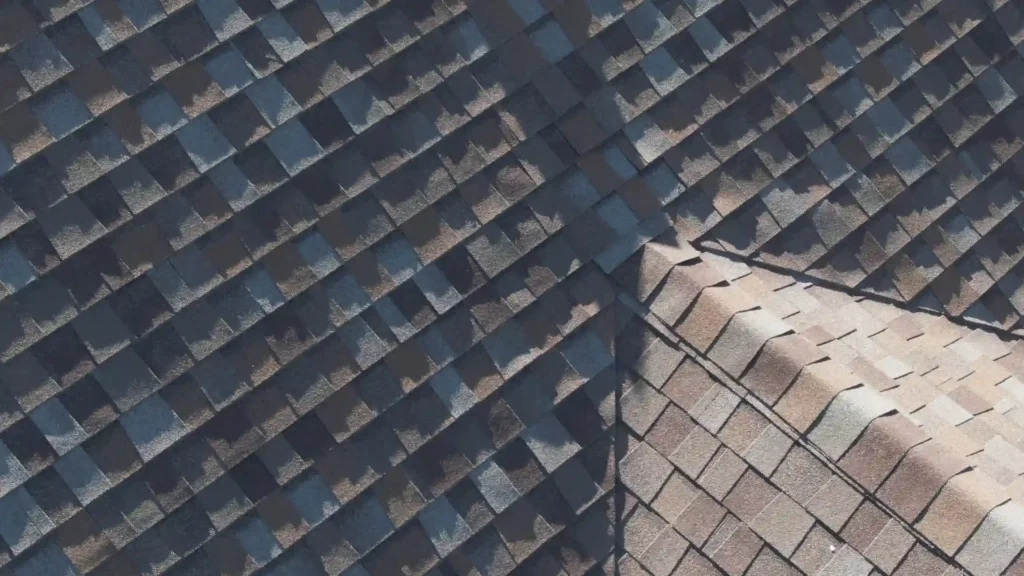 Shingles of a home done by CCX Roofing a shingles roofing company in Utah and Idaho