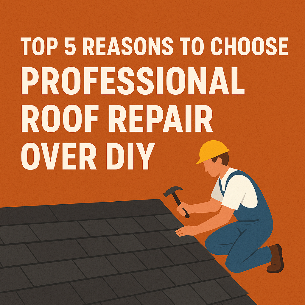 Top 5 Reasons to Choose Professional Roof Repair Idaho Falls Over DIY