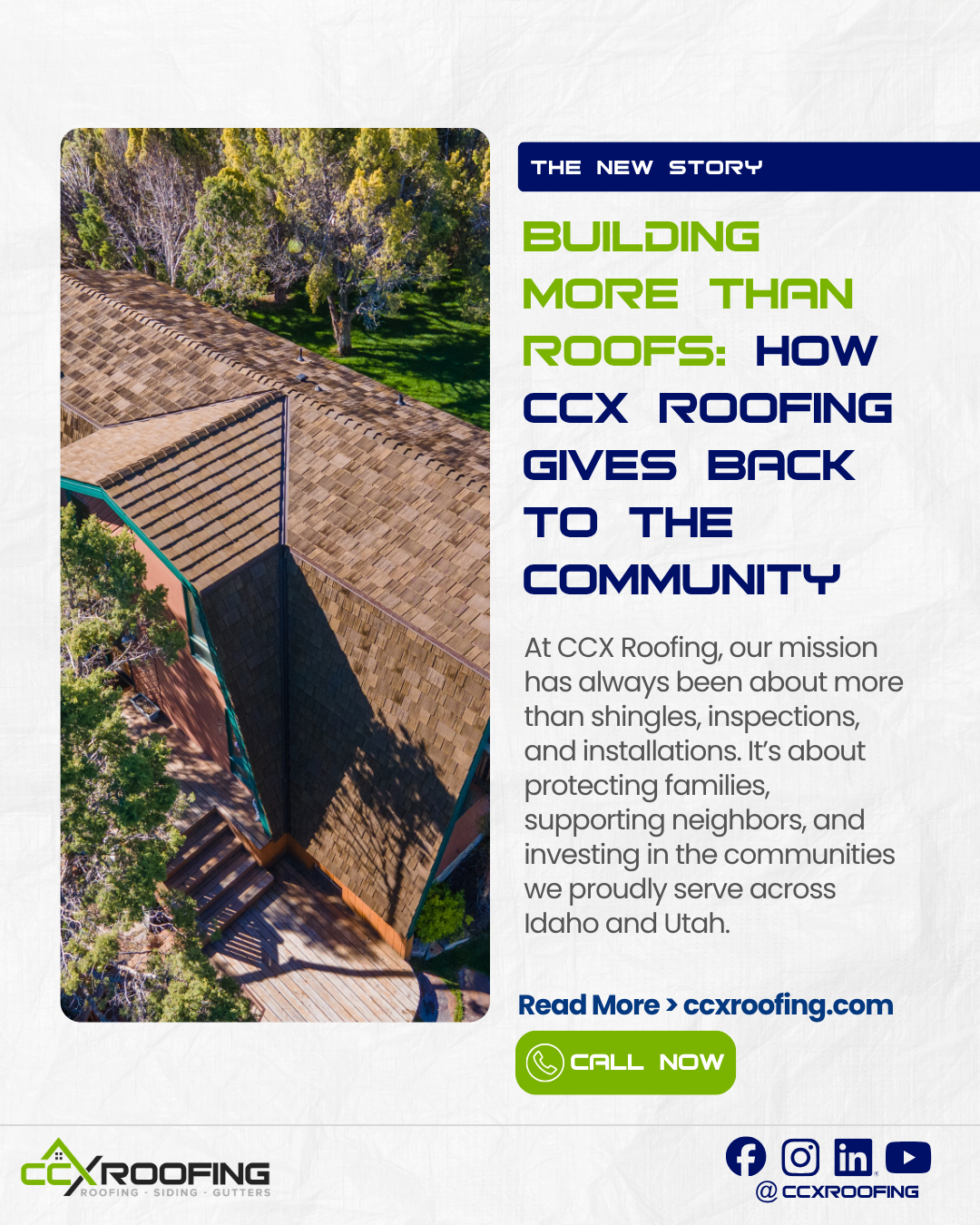 Building More Than Roofs: How CCX Roofing Gives Back to the Community.